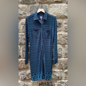 Vince Camuto - Geometrical Shirt Dress - Size 8